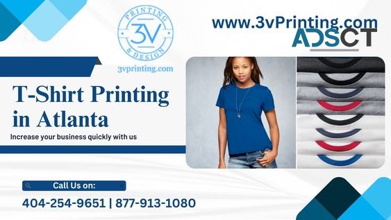 Express Your Style with 3v Printing - Atlanta's Premier T-Shirt Customization Hub