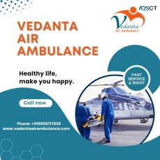 Avail Life-Care Vedanta Air Ambulance Services in Allahabad for Emergency Patient Transfer