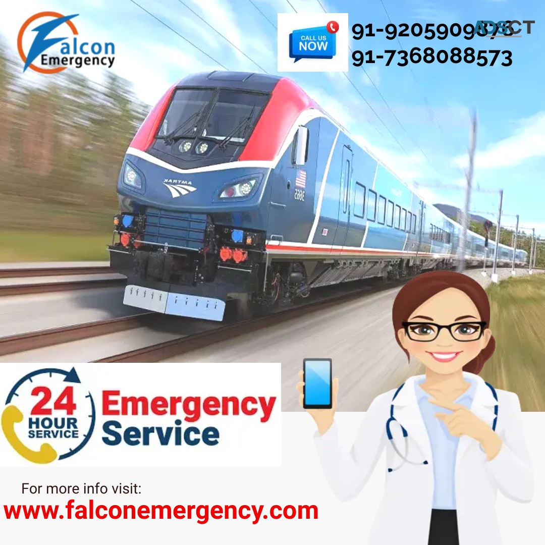 Emergency Patient Transfer Made Easy by Falcon Train Ambulance in Ranchi