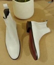 White Chelsea Boots 
