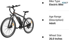 Jasion EB5 Electric Bike for Adult