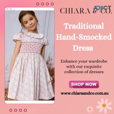 Traditional Hand Smocked Dress Online in