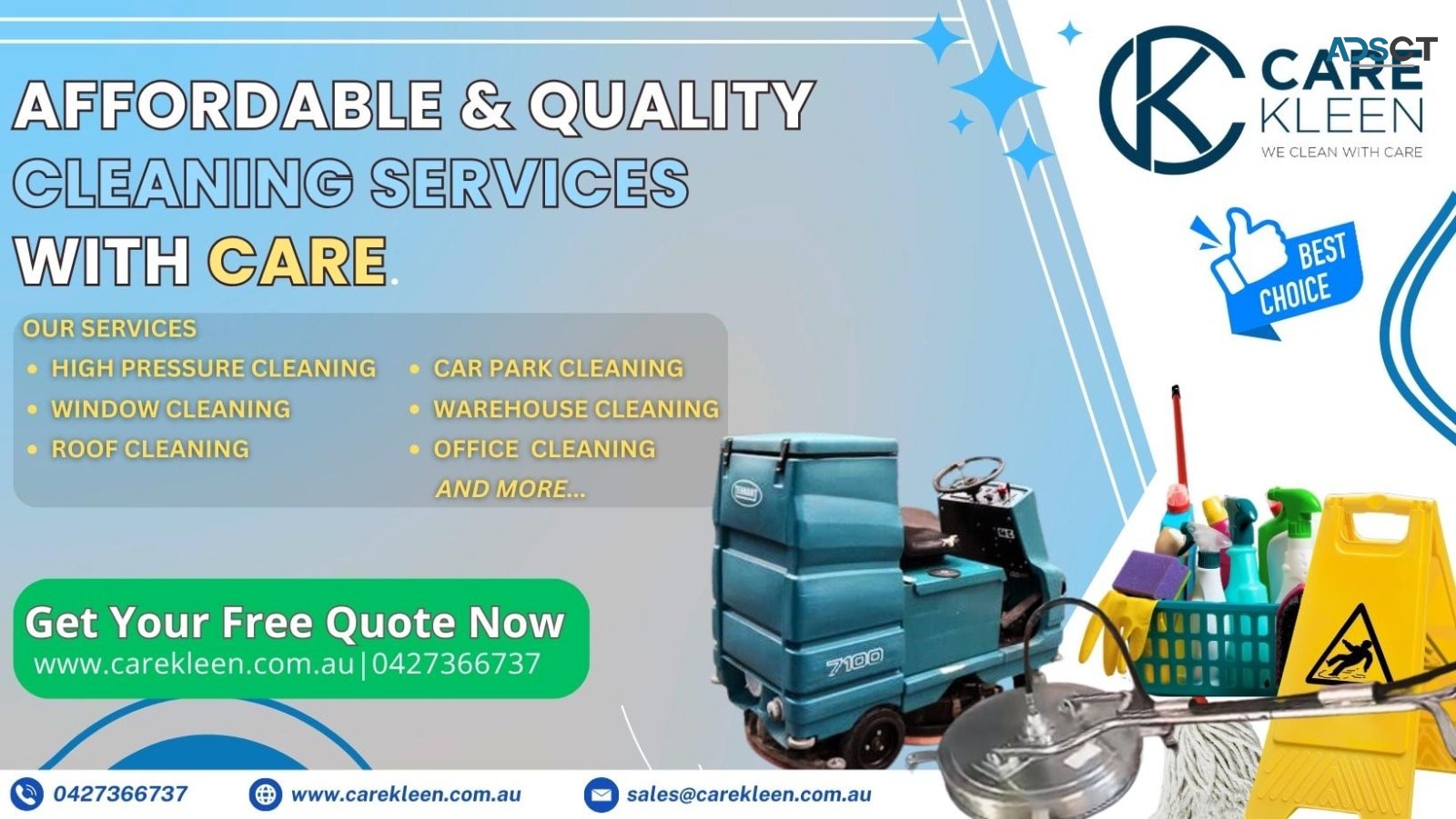 CareKleen - Industrial, Residential, Commercial & Garden Cleaning Service Provider