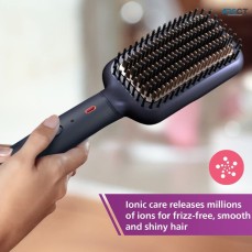  Heated Straightening Brush, BHH885/10 With Silk Protect Technology