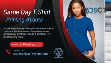 Get Custom Same-Day T-Shirt Printing in Atlanta with 3v Printing