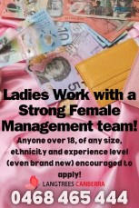 Female's over 18 - Join Us! 