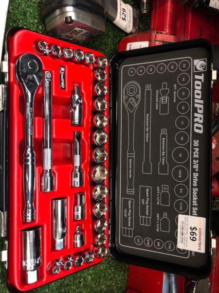Toolpro 30 Piece 3/8” Socket Set DK12483