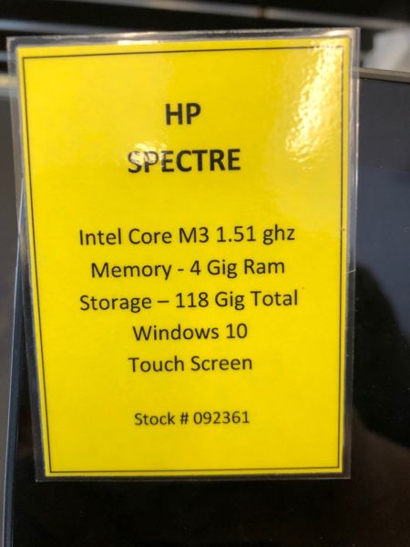 Hp Spectre X2 AIO Tablet DK092361