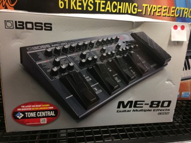 Boss ME-80 guitar pedal board AN124633
