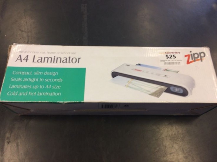 ZIPP LAMINATOR BW:132203