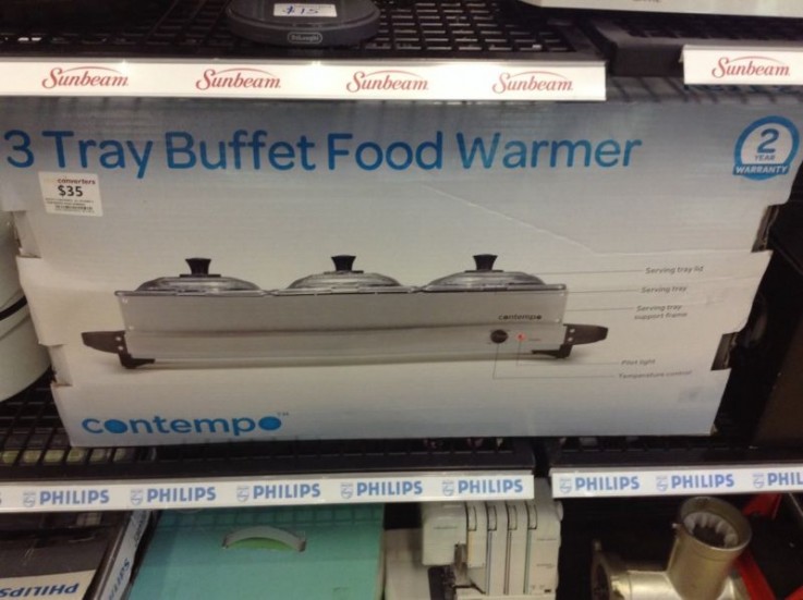 CONTEMPO FOOD WARMER BW:124312