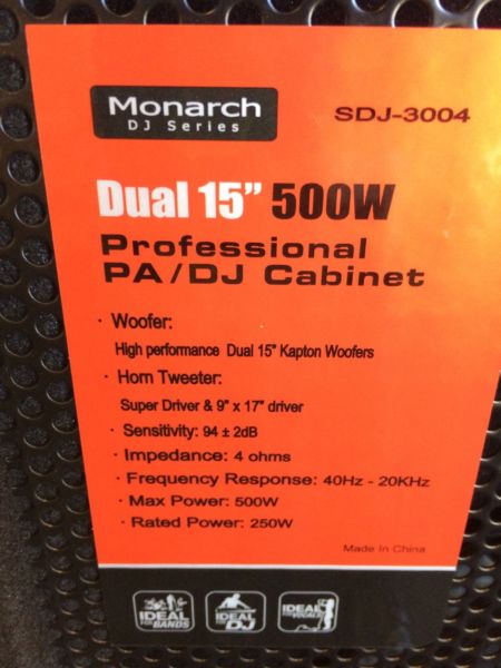 MONARCH SOUND SYSTEM BW:125714