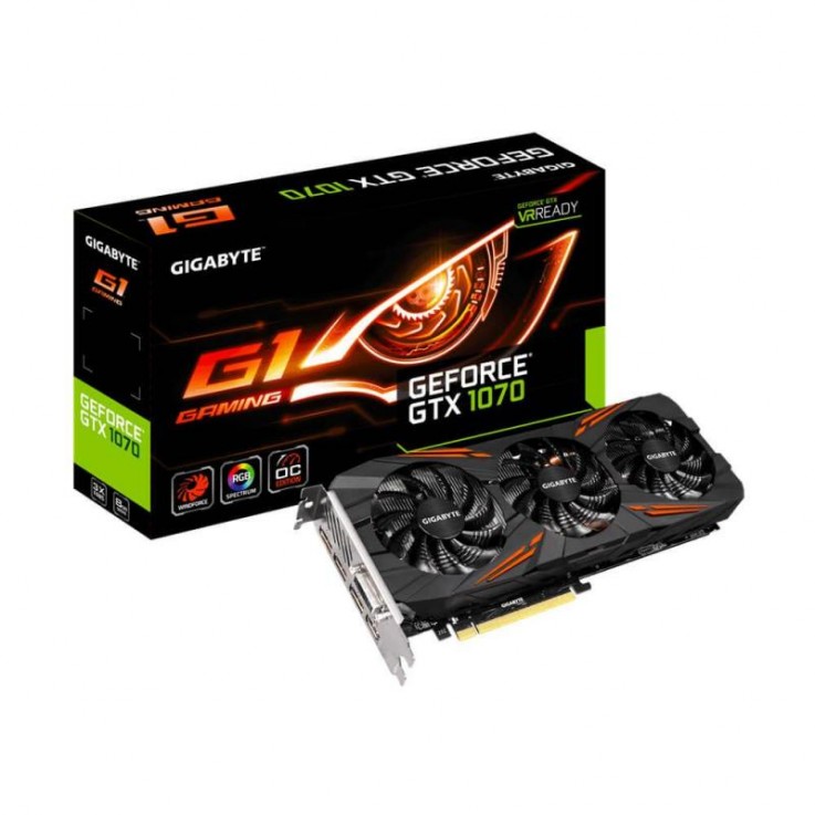 Gigabyte GeForce GTX 1070 G1 Gaming, 8GB