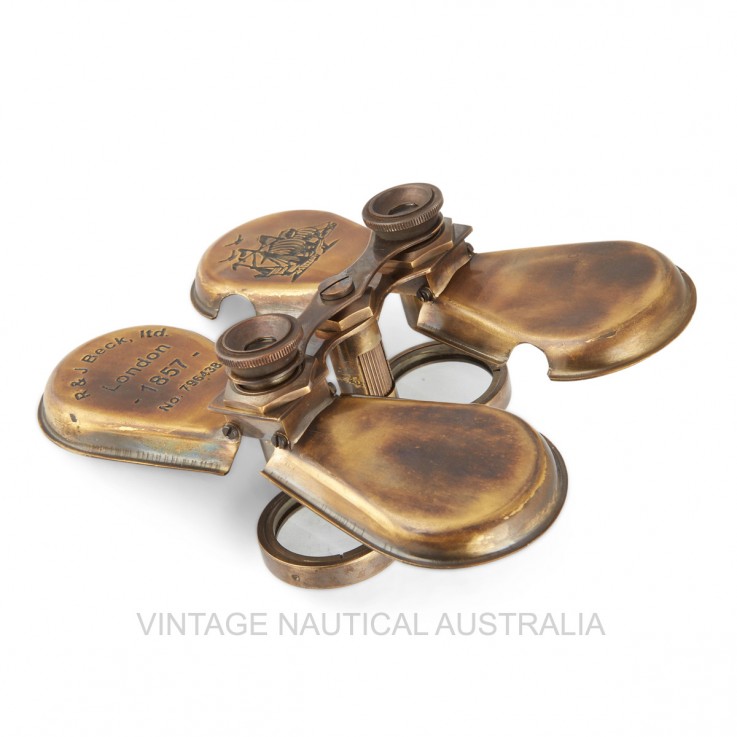 Telescope – Binocular Brass Antique Fini