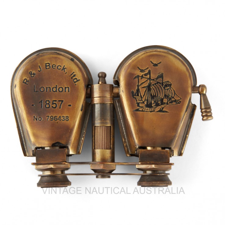 Telescope – Binocular Brass Antique Fini
