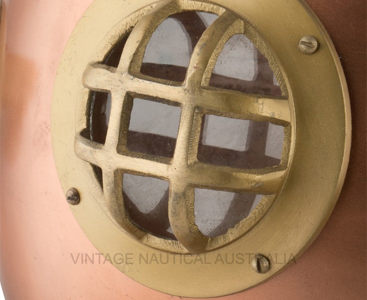 Diver Helmet (Scuba) Copper Antique Fini