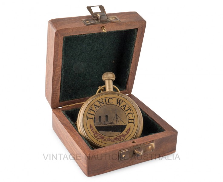 Pocket Watch – Titanic Ship Brass Antiqu