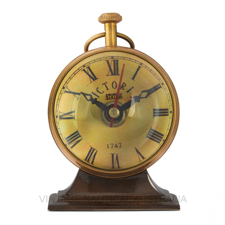 Table Clock – Australian 1930 Penny Bras