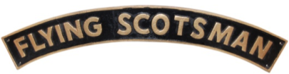 Flying Scotsman Sign
