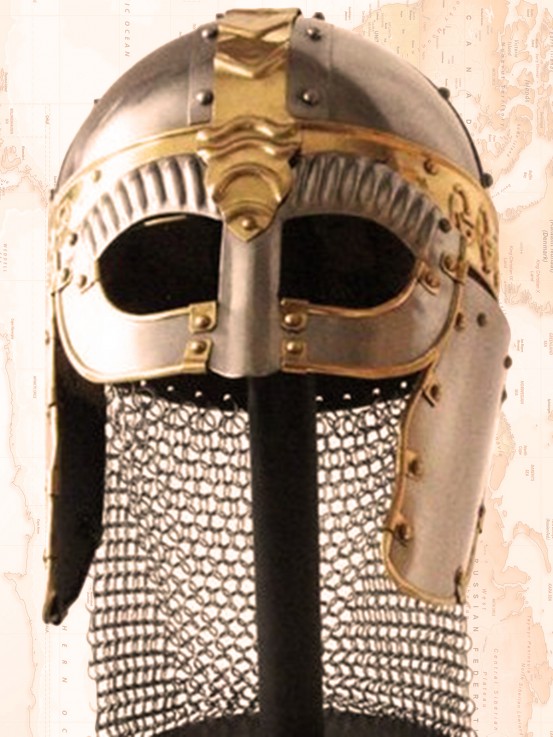 Medieval Helmet – Viking Danish Wolf Cel