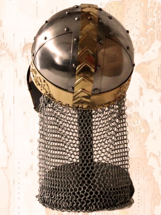 Medieval Helmet – Viking Danish Wolf Cel