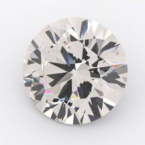 0.21 Carat Round Diamond E Colour VS2 Cl