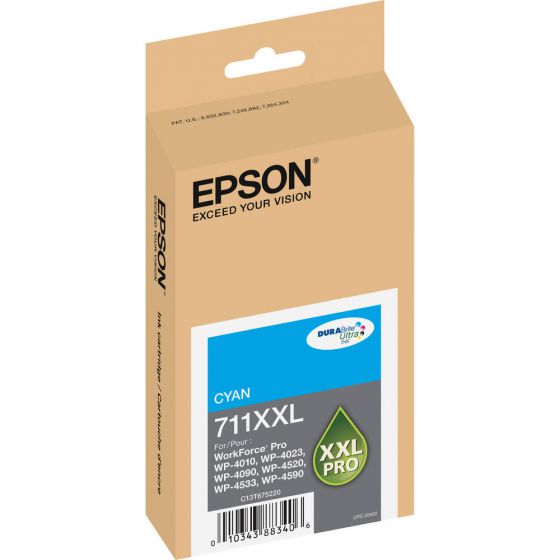 Epson Workforce Pro 711XXL Cyan ink