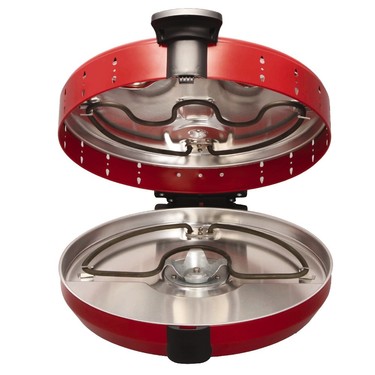 IMK Professional Rotating Pizza Oven Red
