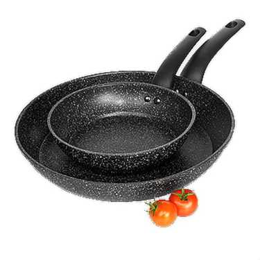 Equip Marble Frypan Twin Pack Grey