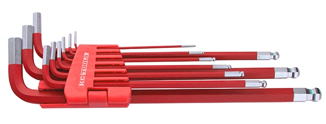 9 PIECE AF EXTRA LONG BALL POINT HEX KEY