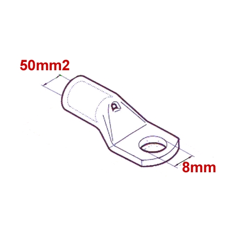  PROJECTA CL37-50  CABLE LUG 50MM2 8MM 