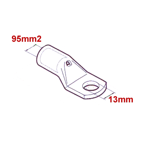 PROJECTA CL48-50  CABLE LUG 95MM2 13MM 