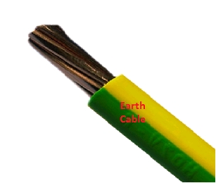 100-FVK18403G/Y  CABLE 6MM EARTH 240V 
