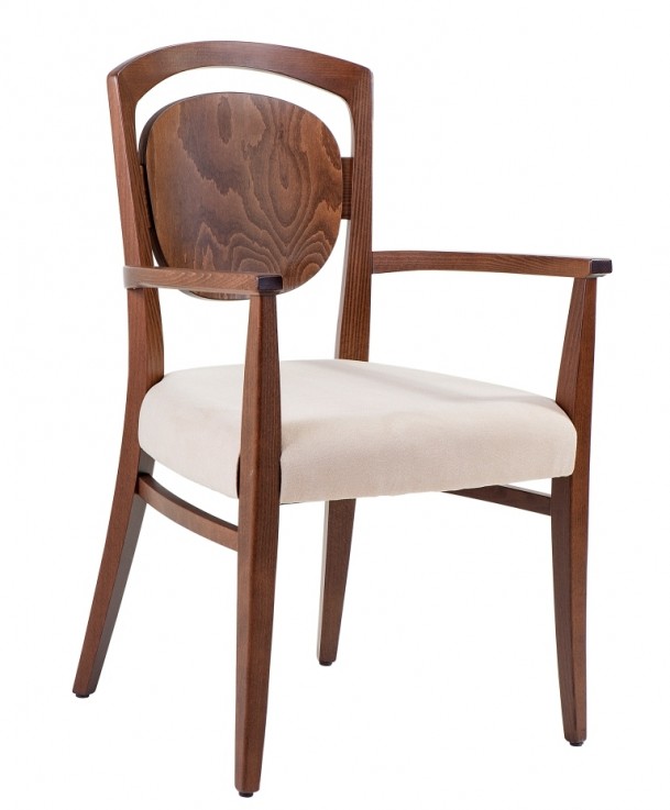 Courlay Armchair (Timber Back)