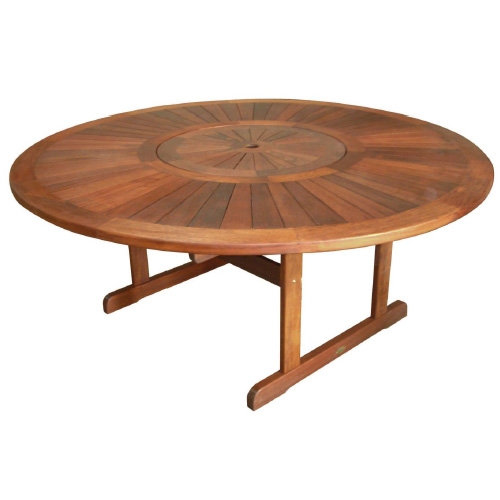 Tek Round Table with Lazy Susan
