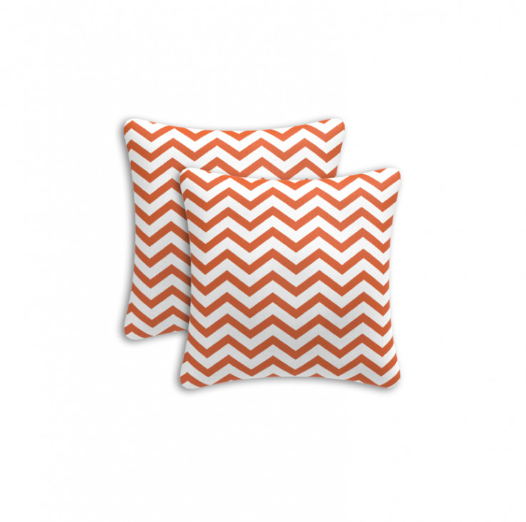 Outdoor Scatter Cushions – Red Zig Zag 