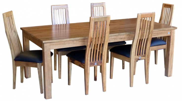 7Pce Jersey 2100mm + Rio Chairs