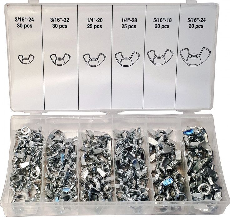 WING NUTS 150 PIECE ASSORTMENT