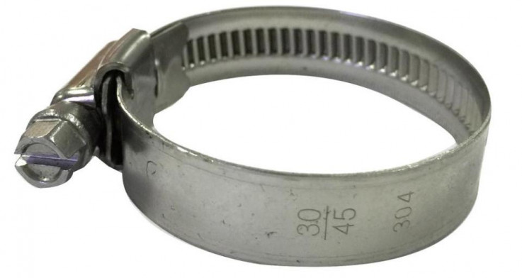 STAINLESS STEEL HOSE CLAMP 30-45MM