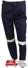 BROQ NAVY DRILL TROUSERS PANTS 310GSM