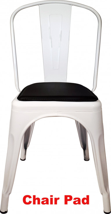 WHITE REPLICA TOLIX CAFE CHAIR HIGH BACK