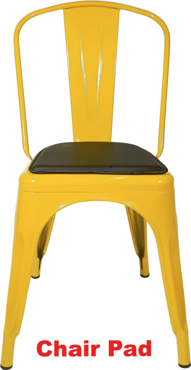 YELLOW REPLICA TOLIX CAFE CHAIR HIGHBACK