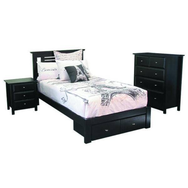 Nelly King Single Bed with Drawers