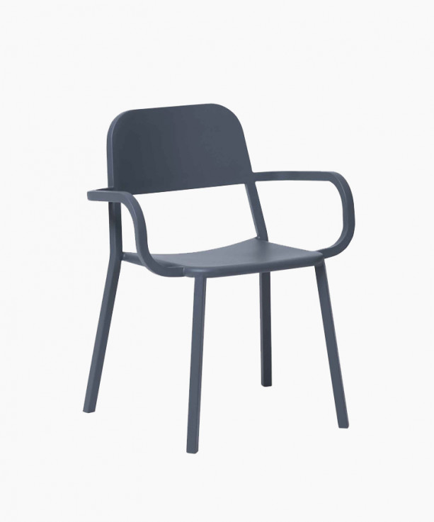Cosimo Armchair with Solid Back by Sean 