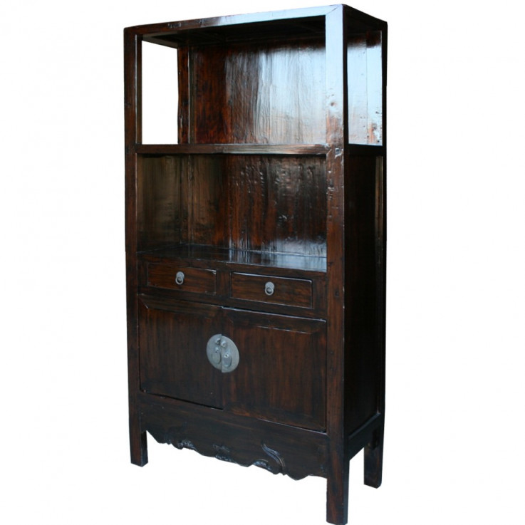 Original Dark Brown Display Cabinet/Book