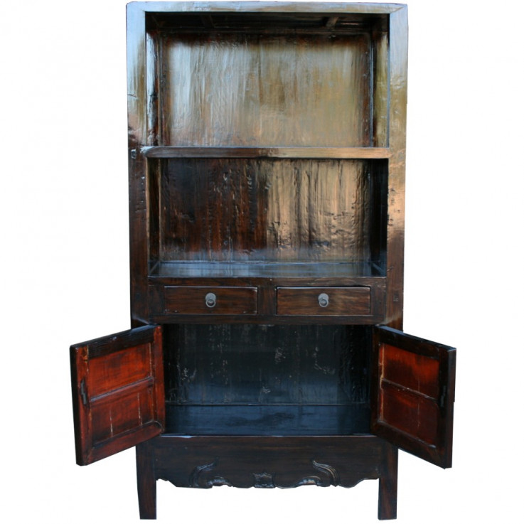 Original Dark Brown Display Cabinet/Book