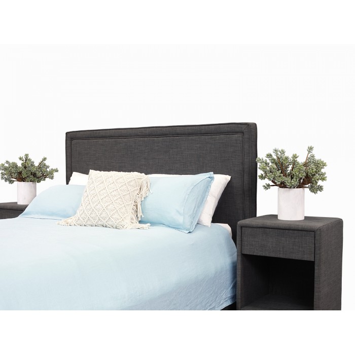KEMPSEY CHARCOAL QUEEN BED