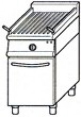 Baron 7GLV/G400 chargrill on cabinet