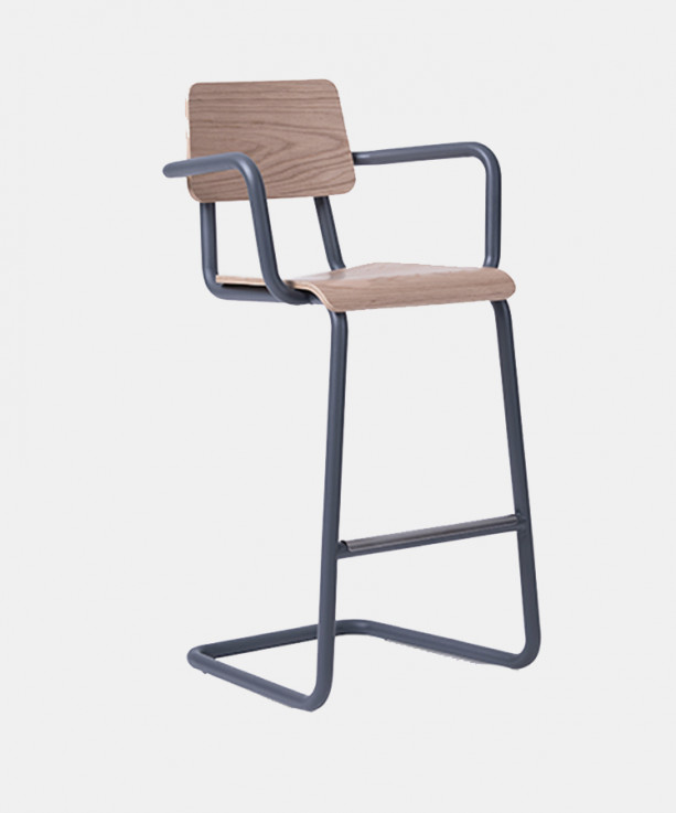  Cantilever Bar Stool with Arms