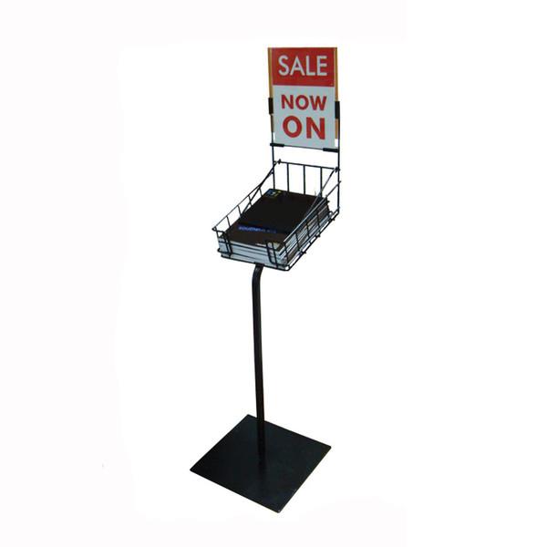 A4 Catalogue stand with perspex signage